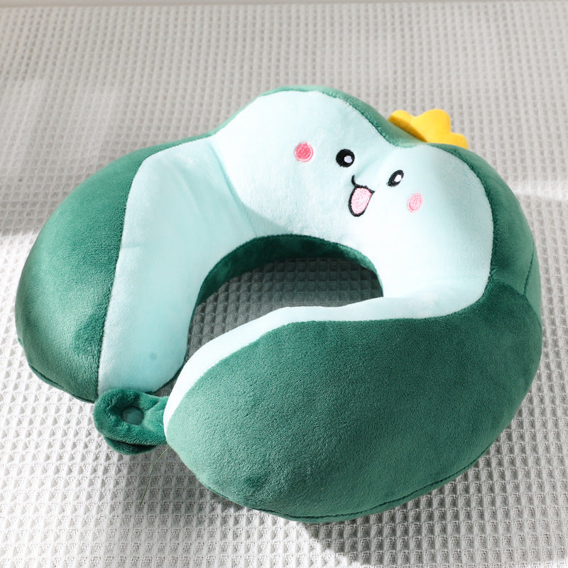 Cartoon U-shaped Pillow Pp Cotton Hump Fit Neck Pillow Travel