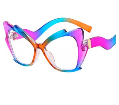 Personalized colorful cat-eye butterfly personalized flat mirror