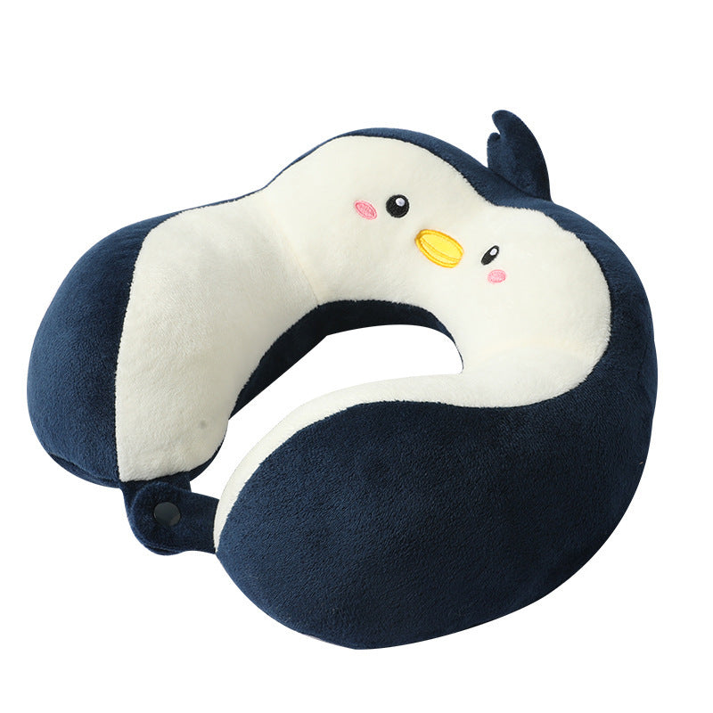 Cartoon U-shaped Pillow Pp Cotton Hump Fit Neck Pillow Travel