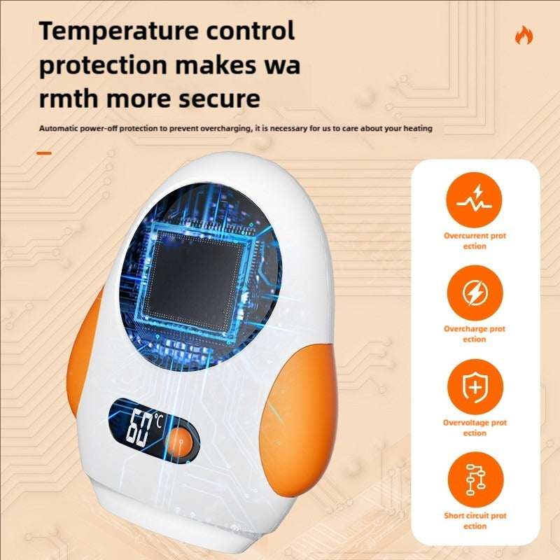 Cute Penguin Hand Warmer For Office And Travel Carrying. Heat Up Quickly And Maintain A Constant Temperature To Keep Warm