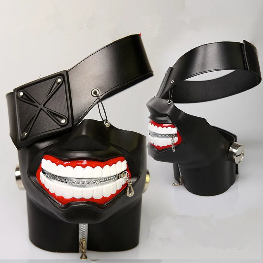 Anime Tokyo Ghoul Kaneki Ken Cosplay Costumes Mask Halloween Party Masks