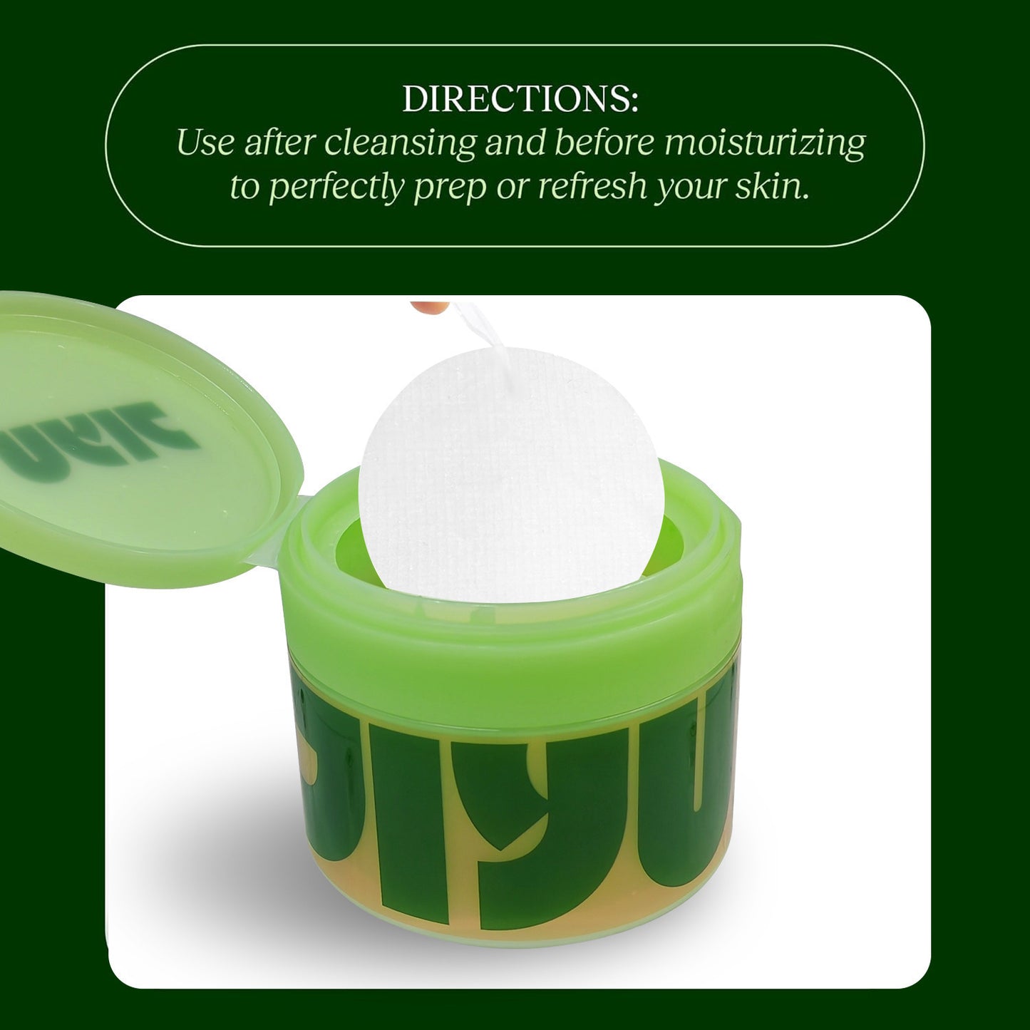 Cucumber Hydrogel Patches Cleansing Pads 100-Pack OEM Processing