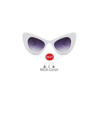 Large frame butterfly colorful sunglasses glasses
