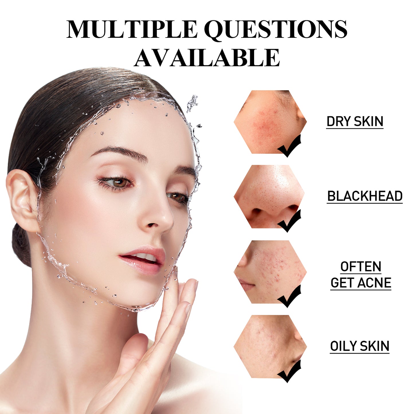 EELHOE Blackhead Removal Mask Deeply Cleanses Pores, Lightening Blackheads, Oil Control And Moisturizing Smear Peel Mask