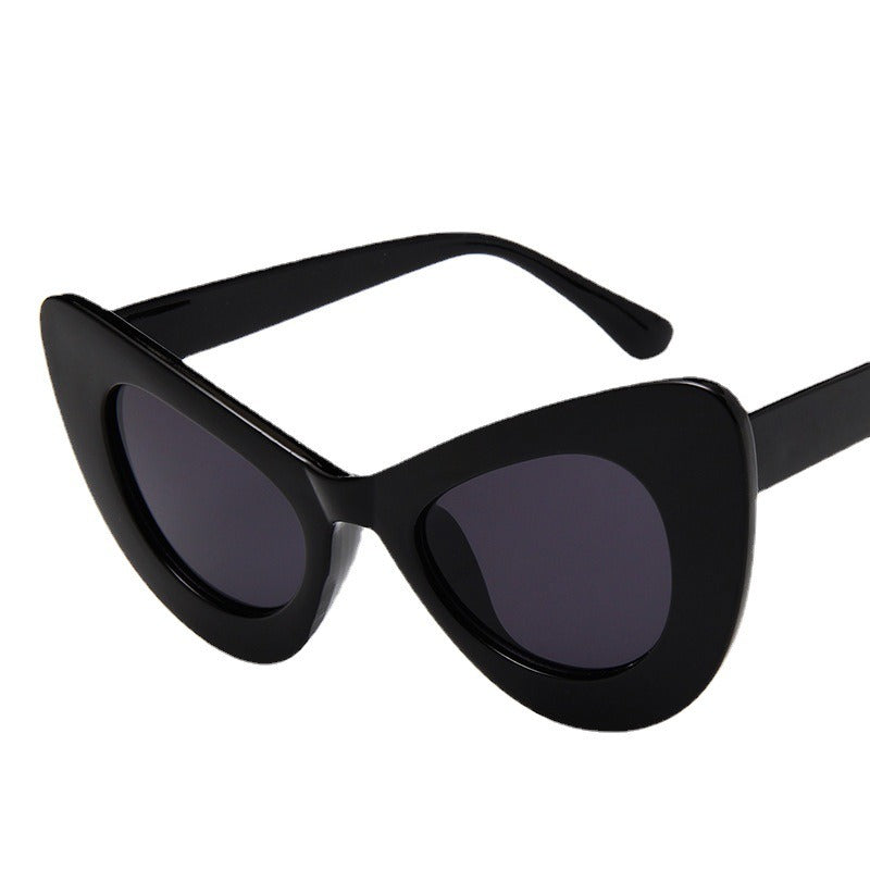 Large frame butterfly colorful sunglasses glasses