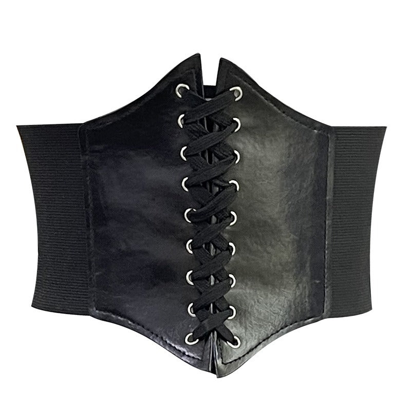 Elastic and elastic women's waistband, versatile decoration, dress, suit, coat, wide waist closure, waist wrap, and outerwear
