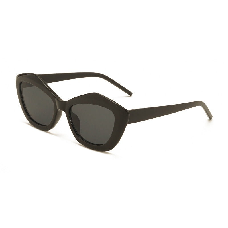 Female round face slimming fashionable trendy sunglasses