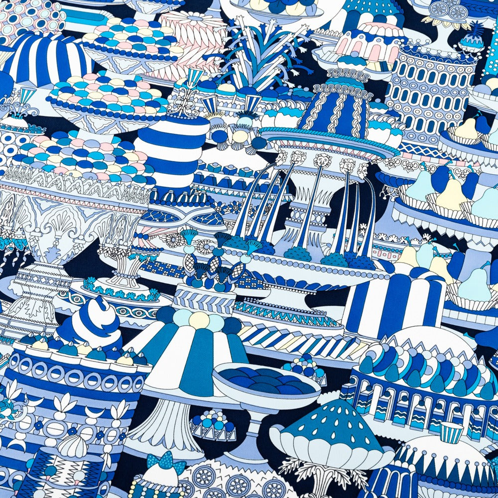 90cm twill silk square scarf banquet pastry printed silk scarf scarf shawl headscarf