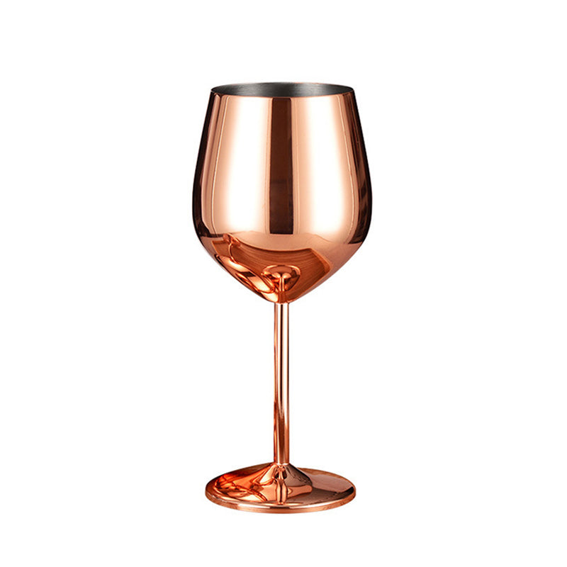 Stainless Steel Red Wine Glass Tall Glass Champagne Glass 500ML